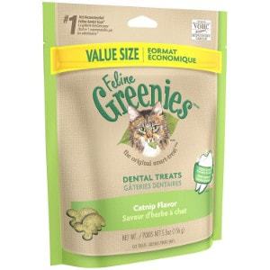 Feline Greenies Catnip Flavor Dental Cat Treats