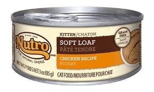 Nutro Kitten Wet Cat Food Soft Loaf Chicken