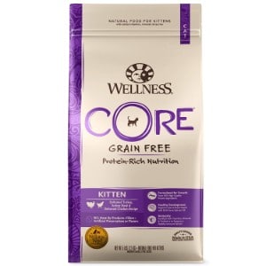 Wellness Core Natural Grain Free Dry Cat Food Kitten Turkey & Chicken