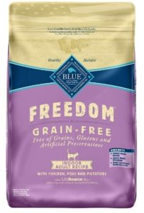 blue buffalo freedom grain free natural indoor adult dry cat food
