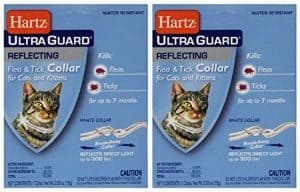 Hartz Advanced Guard Reflecting Water Resistant Flea & Tick Collar for Cats (2 Pack)