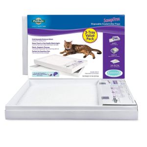 PetSafe ScoopFree Self-Cleaning Cat Litter Box Tray Refills with Sensitive Non-Clumping Crystals