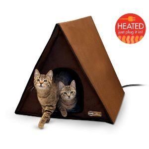 K&H Pet Products Outdoor Multi-Kitty A-Frame