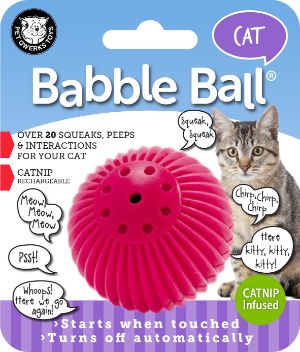 Pet Qwerks Cat Babble Ball