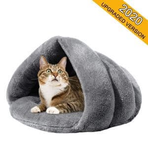 Mojonnie Soft Fleece Self-Warming Cat Bed