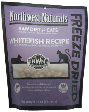 Northwest Naturals Freeze Dried Raw Cat Food Nibbles – Whitefish