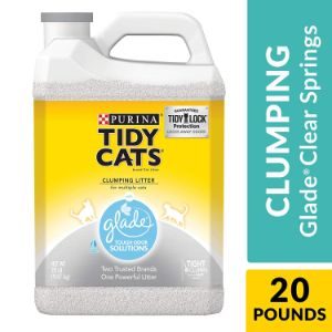 Purina Tidy Cats Clumping Cat Litter with Glade Tough Odor Solutions-min