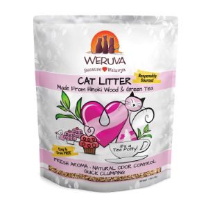 Weruva It's A Tea Potty! Hinoki Wood & Green Tea Natural Cat Litter-min