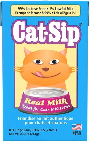 Cat Sip Real Milk Treat For Cats and Kittens