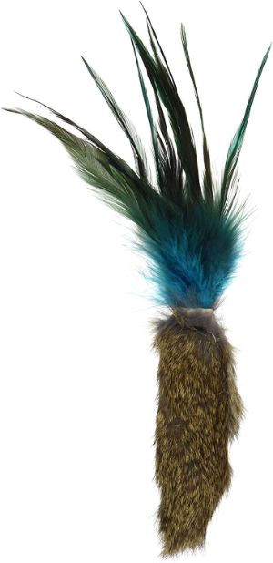 GoCat Da Fur Thing Cat Toy Rabbit Fur and Feather Toy