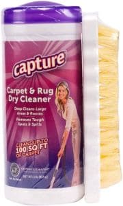 Capture Carpet Dry Cleaner Powder with Brush