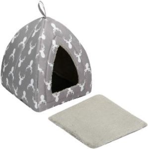 Hollypet Self-Warming 2 in 1 Foldable Cat Tent-min