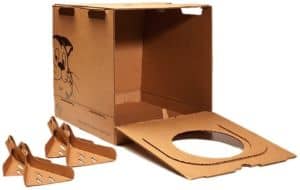 Kitty Kan Traveler Enclosed Disposable Litter Box-min