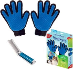 True Touch Five Finger Deshedding Glove