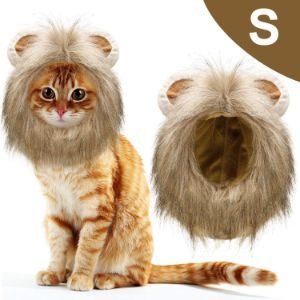 WILLBOND 1 Piece Cat Lion Mane Costume