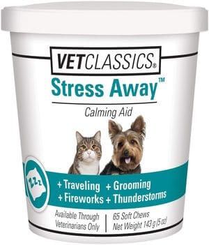 Vet Classics Stress Away Calming Aid for Dogs & Cats
