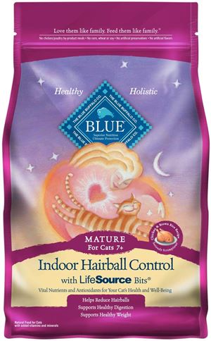 Blue Buffalo Blue Mature Indoor Hairball Control Dry Food