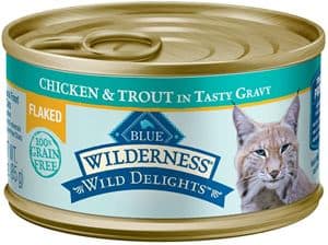Blue Buffalo Wilderness Wild Delights Flaked Wet Cat Food
