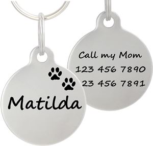 IO Tags Double Sided Pet ID Tag
