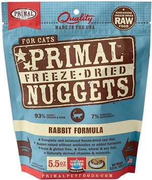 Primal Freeze Dried Cat Food Rabbit Formula
